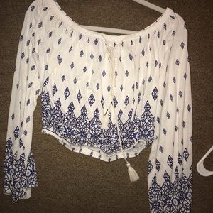 Off shoulder top